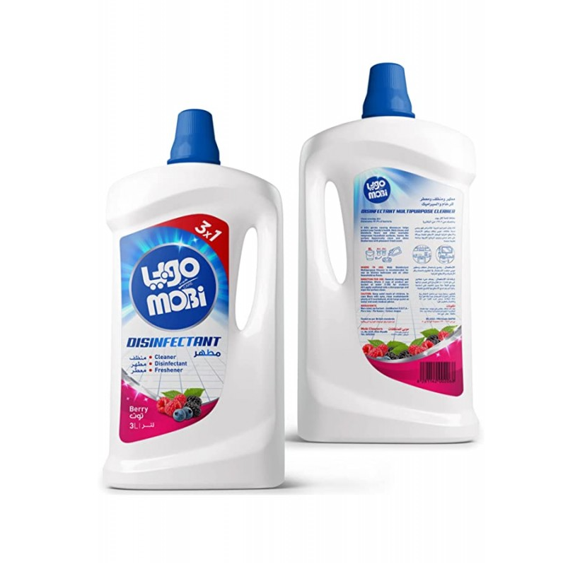 موبي مطهر و منظف أرضيات(3×1) برائحة الخزامي سعة  3 لتر